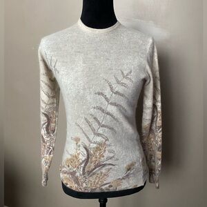 LES TRICOTS Carroll for Sadimara vintage wool angora sweater made in Italy sz S